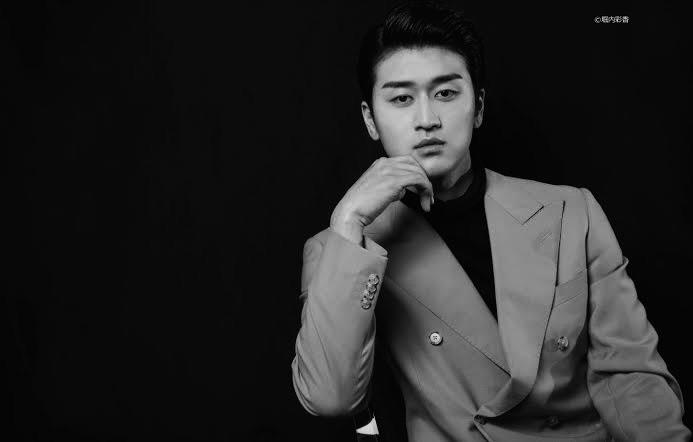Black and white portrait
